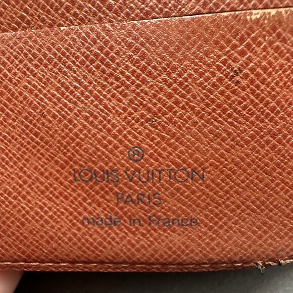 Louis Vuitton Monogram Canvas Leather Zipper Bifold Papier Wallet with box - EUC - Picture 4 of 10